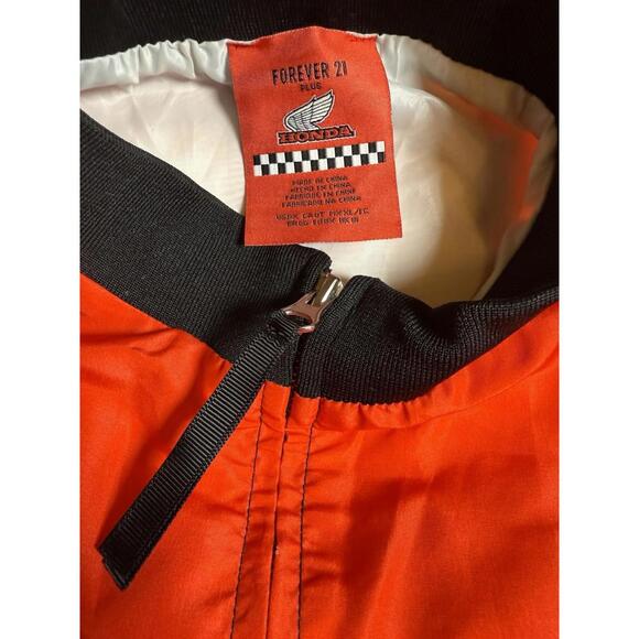 Forever 21 Vintage Inspired Honda 500 Windbreaker Racing Jacket size XL - Picture 3 of 5